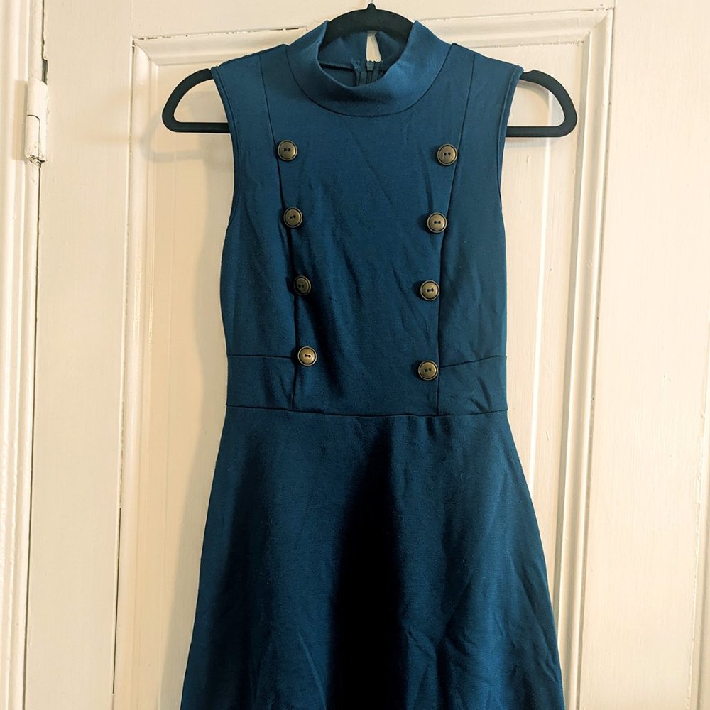 Cocolove Dress, Blue-Green, Small/Medium (Modcloth)